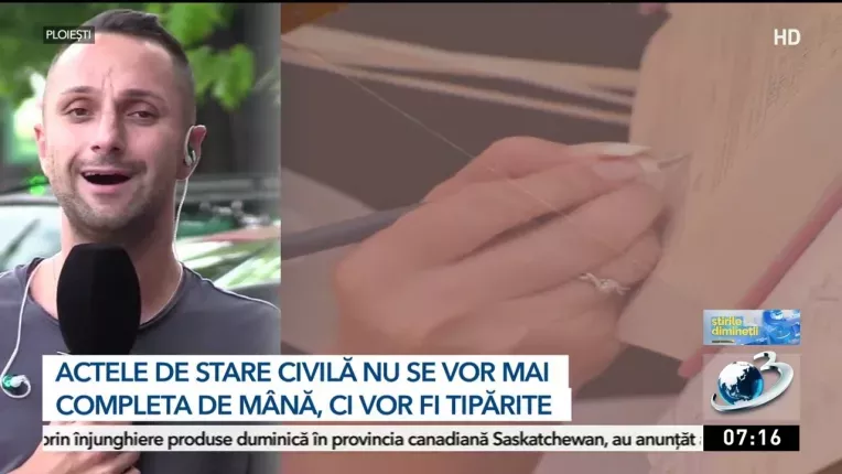 Se schimba certificatele de nastere, casatorie si deces