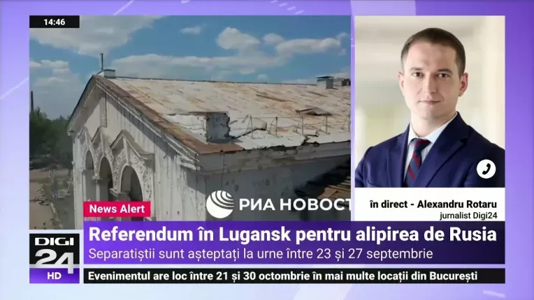 Separatistii din Lugansk au decis desfasurarea referendumului pentru alipirea la Rusia