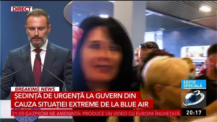 Solutiile gasite de guvern pentru pasagerii cu zborurile Blue Air anulate