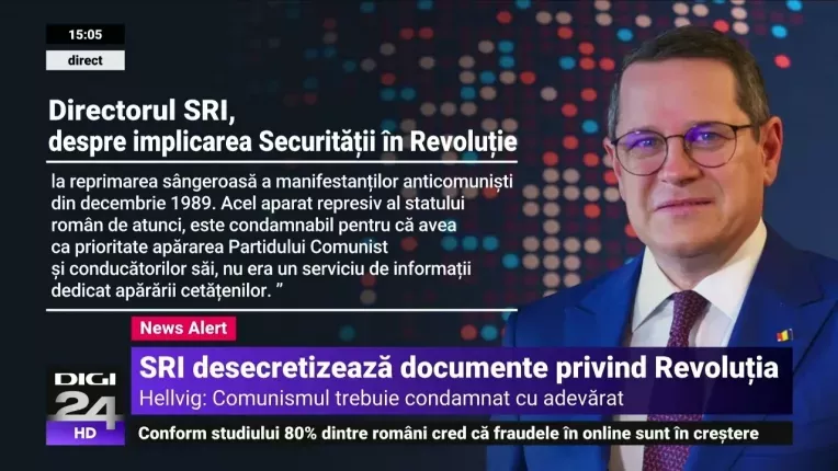 SRI a declasificat dosarul intern al Revolutiei din 1989