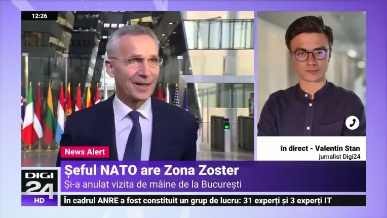 Stoltenberg nu mai vine la Bucuresti din cauza unor probleme de sanatate