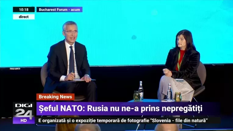 Stoltenberg: Pentru noi razboiul a inceput in 2014. Invazia rusilor nu a fost o surpriza
