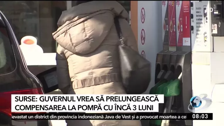 Surse: Guvernul vrea sa prelungeasca compensarea la pompa cu inca trei luni