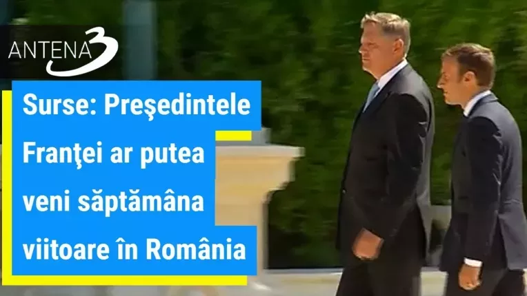 Surse: Presedintele Frantei ar putea veni saptamana viitoare in Romania