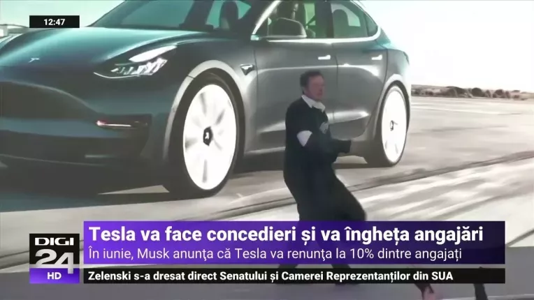 Tesla va ingheta angajarile si va face concedieri in urmatorul trimestru