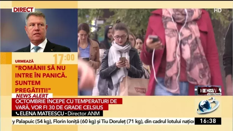 Toamna cu temperaturi de vara! Ziua in care se vor inregistra 32 de grade Celsius