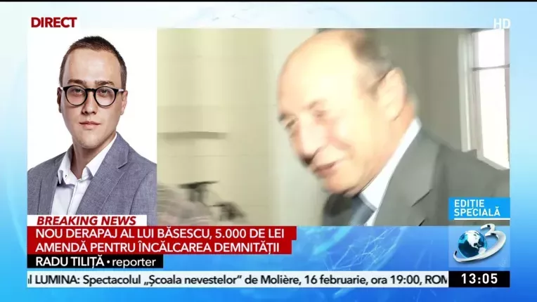 Traian Basescu, amendat de CNCD cu 5.000 de lei pentru incalcarea demnitatii