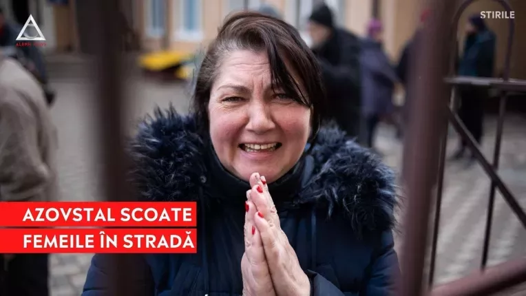 Ucrainencele ies in strada pentru Azovstal
