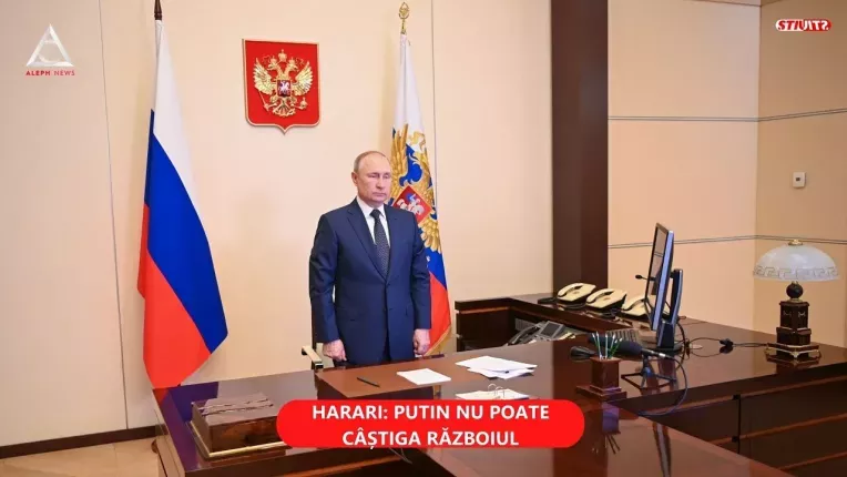 "Ucrainenii si rusii nu se urau inainte de Putin". Istoricul israelian Harari vorbeste despre razboi