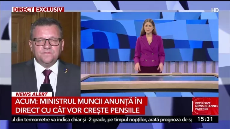 Ultima varianta: 1,3 milioane de pensionari, majorare de 25%. Anuntul facut de Marius Budai