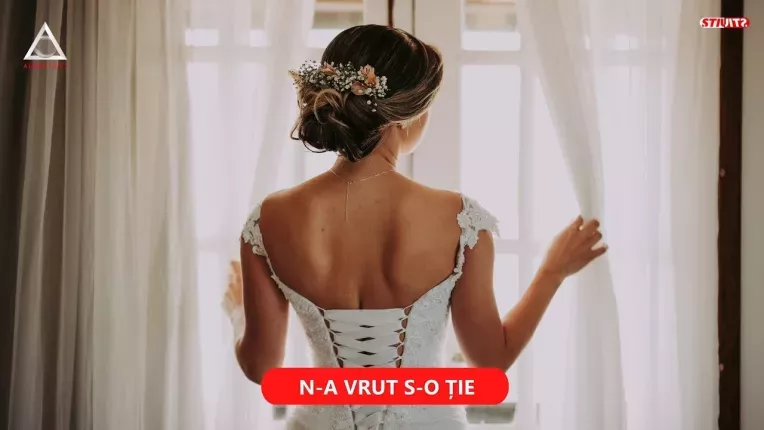 Un barbat a vandut rochia de mireasa a viitoarei sotii
