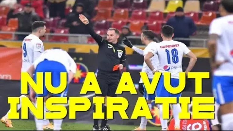 Verdict dupa FCSB-Farul: trei erori majore ale arbitrului Rusandu, toate in favoarea vicecampioanei