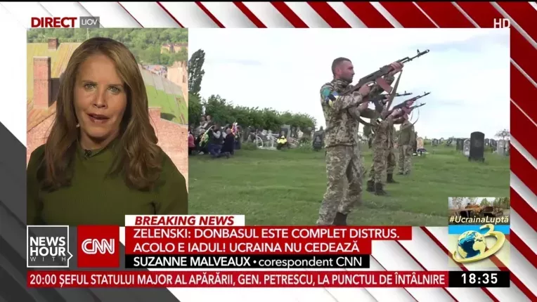Volodimir Zelenski: Donbasul este complet distrus