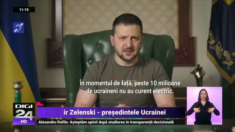 Zece milioane de ucraineni nu au energie electrica
