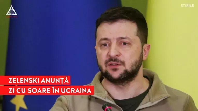 Zelenski anunta zi cu soare in Ucraina