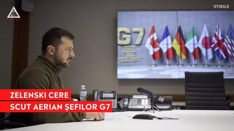 Zelenski cere scut aerian liderilor G7