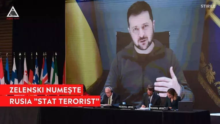 Zelenski cere tuturor aliatilor sa numeasca Rusia "stat terorist"