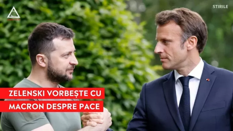 Zelenski discuta cu Macron si Erdogan