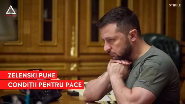 Zelenski: Formula de pace ucraineana e realista, a rusilor e falsa si goala