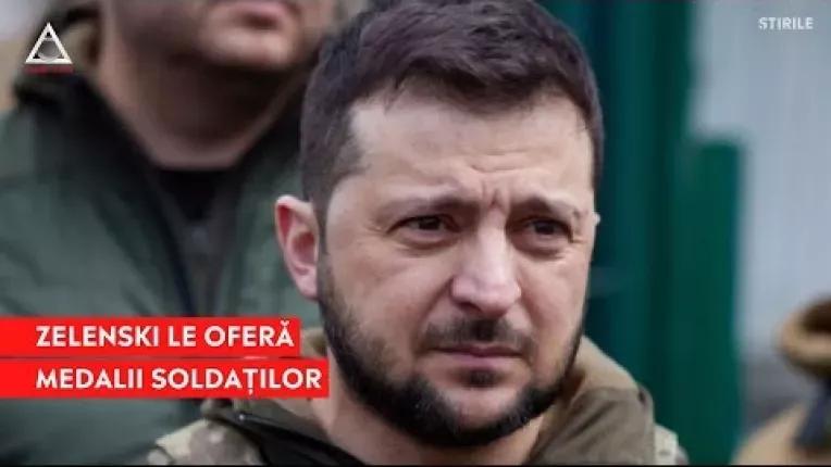 Zelenski incearca sa tina moralul ridicat armatei sale