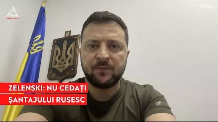 Zelenski: Nu cedati santajului rusesc