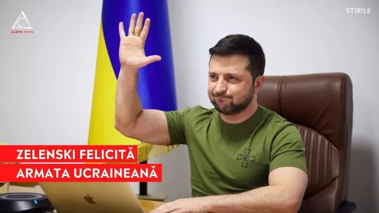 Zelenski revendica victoria in Harkov si felicita armata ucraineana