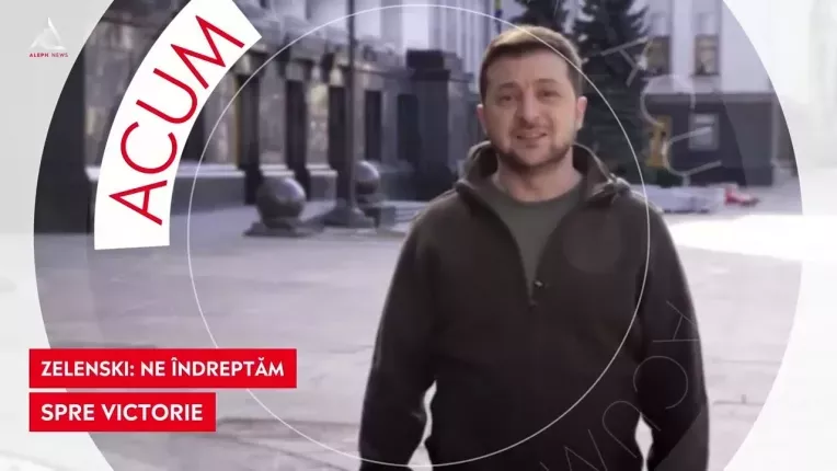 Zelenski se adreseaza din nou ucrainenilor: "Ne indreptam spre victorie!"