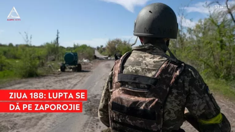 Ziua 188: Lupta se da pe centrala de la Zaporojie
